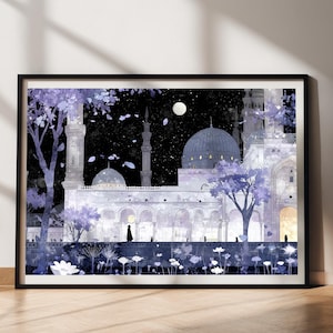 Islamic Wall Art | Al-Masjid an-Nabawi Mosque Art | Islamic Art | Islamic Gift | Muslim Home Decor
