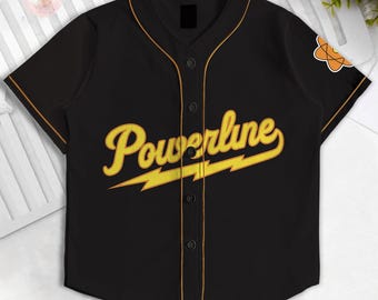 Powerline Kids and Youth Baseball Jersey, Aldult Unisex Varsity Baseball Jersey, Disneyland Summer Vacation