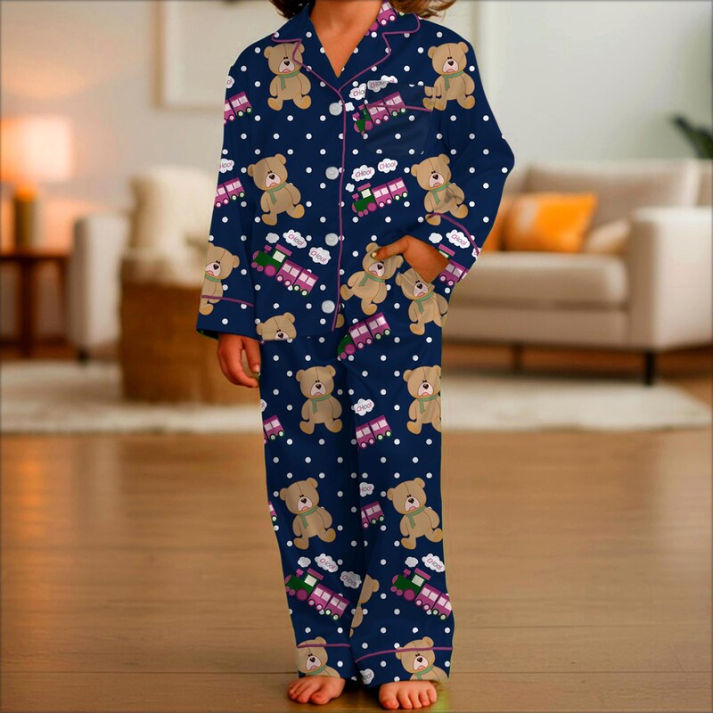 Teddy Bear Prints Pajamas main image 1