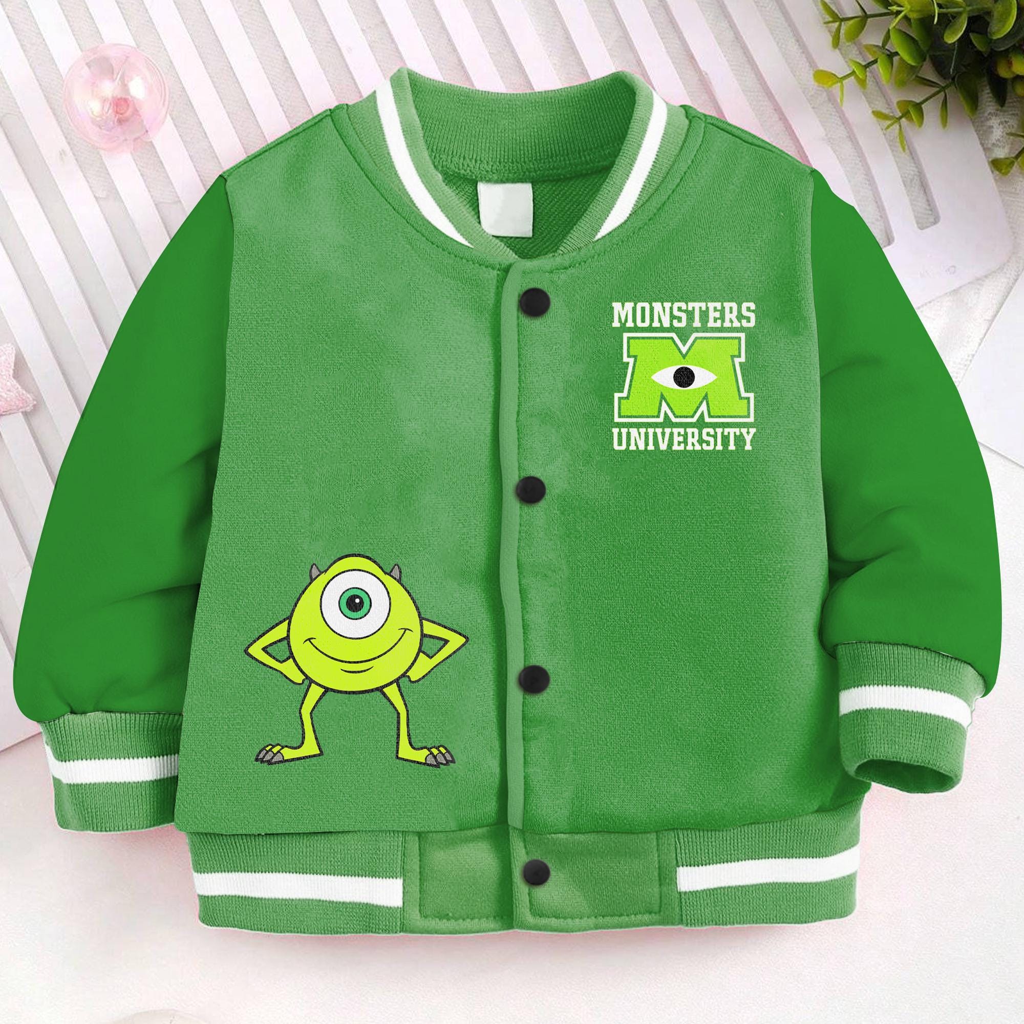 Sully Monsters Inc Letterman Jacket Sulley Monsters University