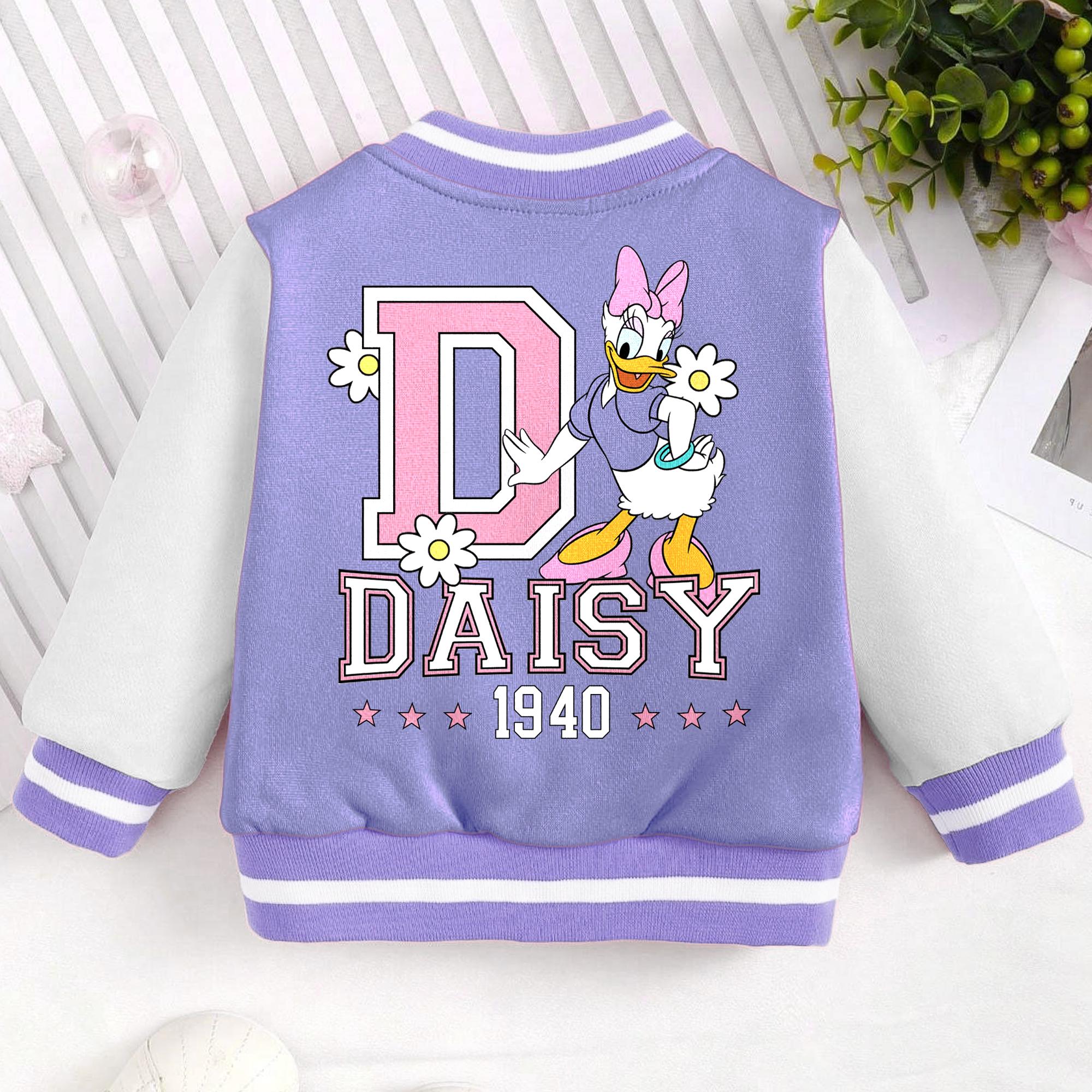Daisy Duck 1940 Classic Kids and Youth Baseball Jacket, Aldult