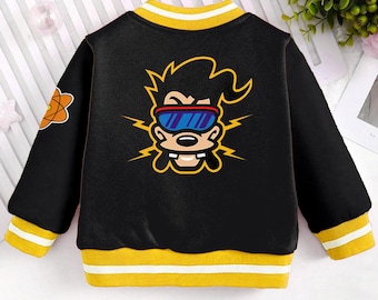 Powerline Kids and Youth Baseball Jacket, Aldult Unisex Varsity Baseball Jacket