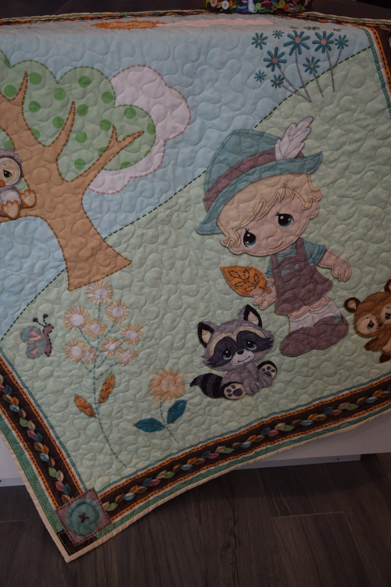 Twin Matching Baby Quilts Baby Quilts Nursery Bedding Precious Moments Quilts Handmade Quilts