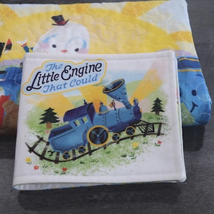 The Little Engine That Could Baby Quilt & Fabric Book Set