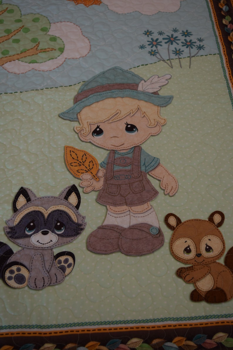 Twin Matching Baby Quilts Baby Quilts Nursery Bedding Precious Moments Quilts Handmade Quilts