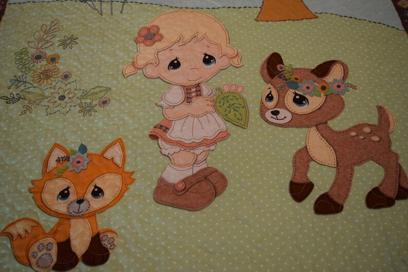 Twin Matching Baby Quilts Baby Quilts Nursery Bedding Precious Moments Quilts Handmade Quilts