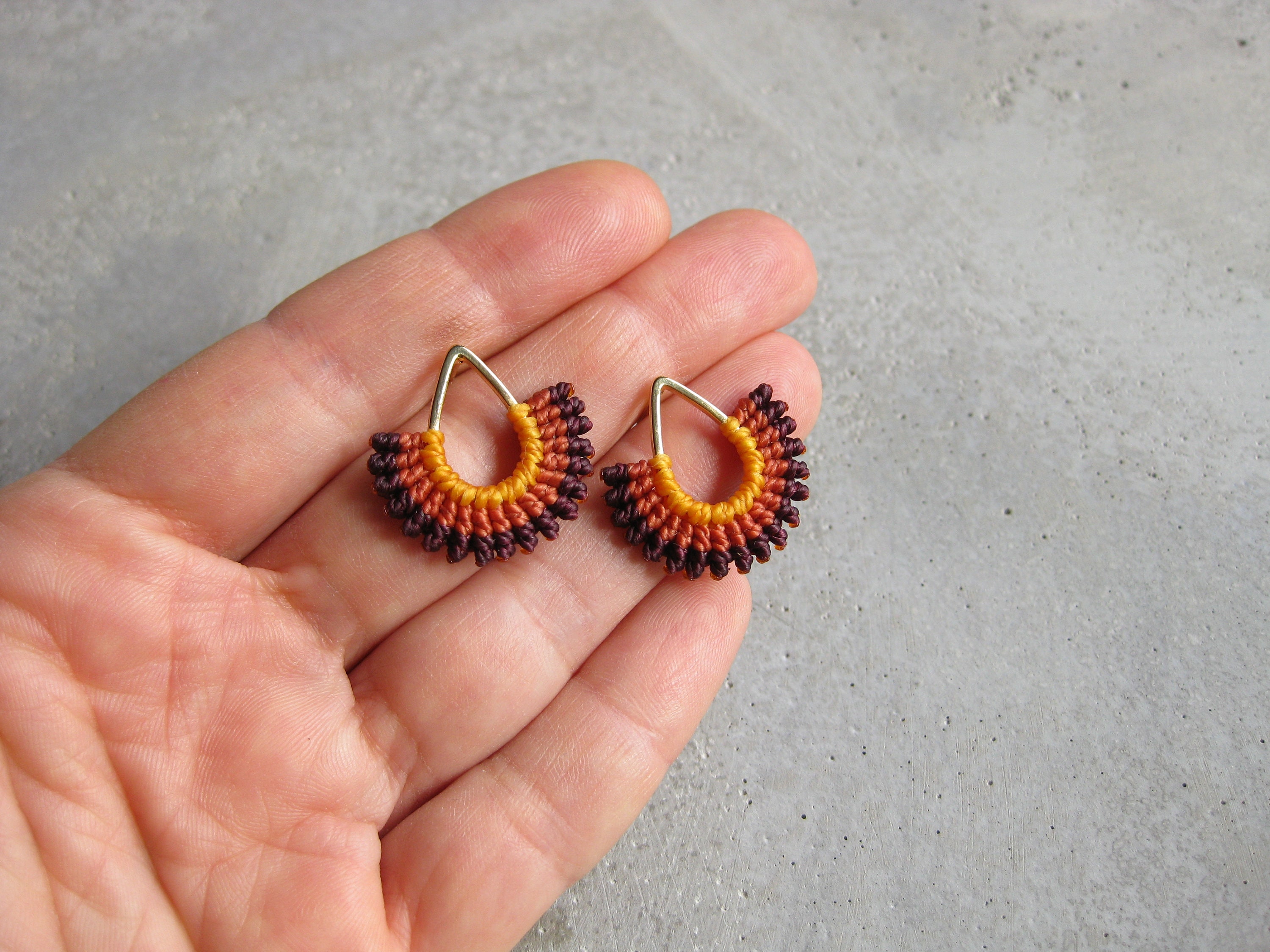 Earrings macrame deals