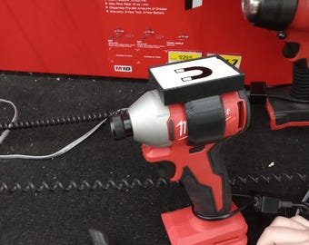 Impact Resistant Magnetic Screw Tray for Impact Drivers (Fits Most Brands)