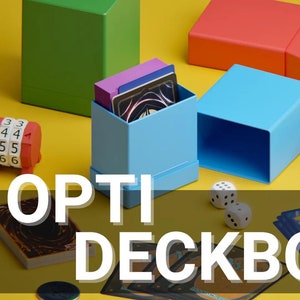 Caja de mazos Opti / Caja de mazos simple / 13 colores personalizados