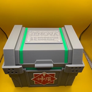 Final Fantasy 7R Shinra Treasure Chest Deck Box: Card & Dice Storage image 5