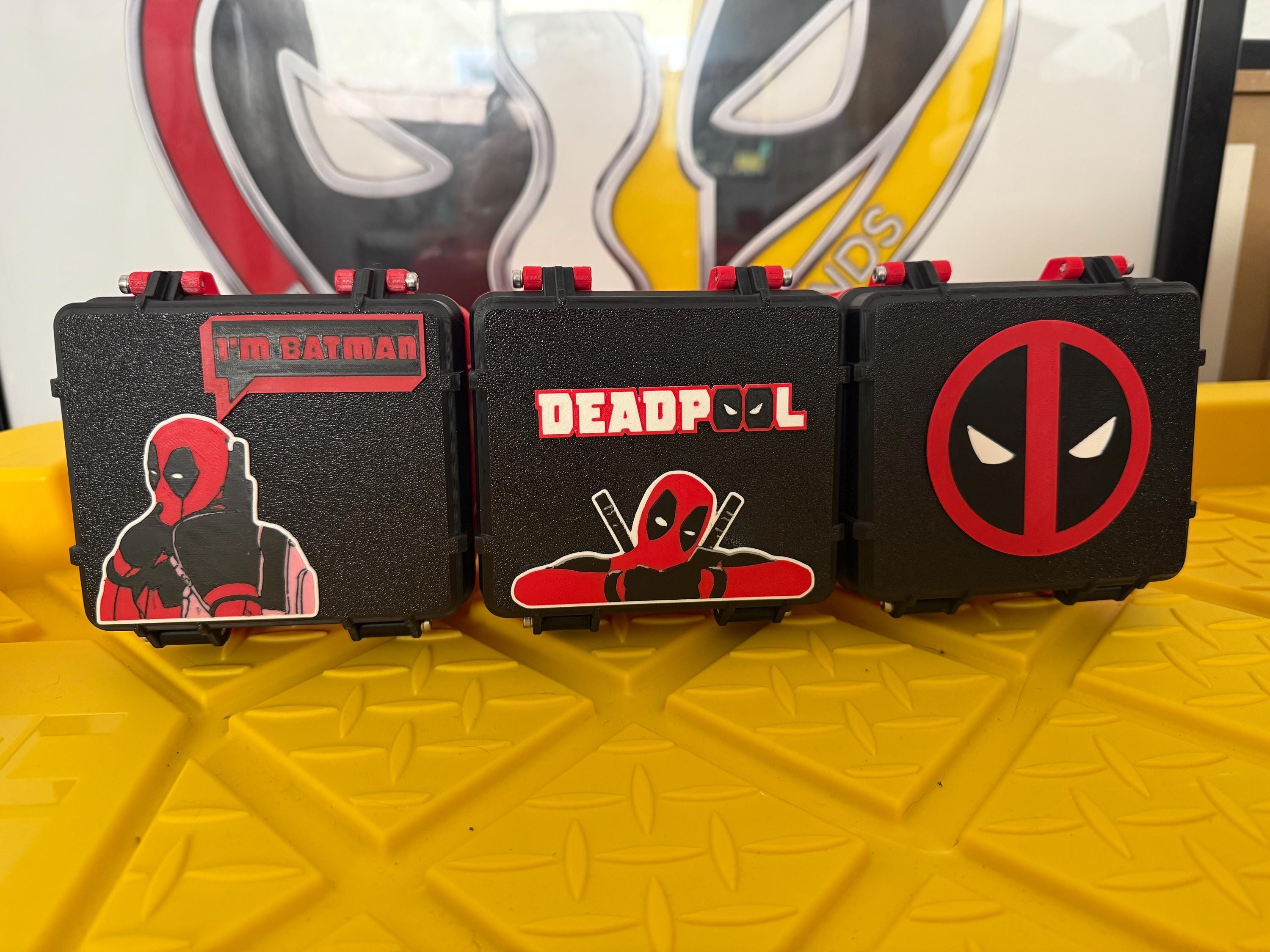 Deadpool Marvel Card Deck Box EDH Commander, Holds 130+ Cards - Etsy Deadpool Marvel Card Deck Box EDH Commander, Holds 130+ Cards - Etsy