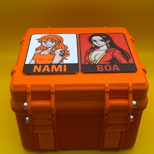 Benutzerdefinierte One Piece Charakter Box - 130 Karten Deck Box - Doppelte Ärmel Kapazität - One Piece TKG