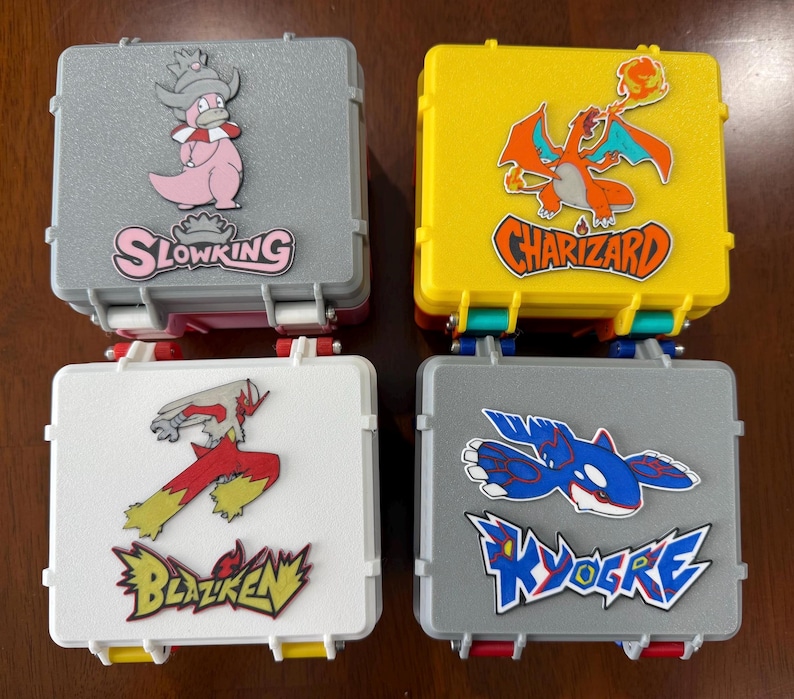 Custom Pokémon Deck Box - The PokeVault Box - 130+ cards image 1