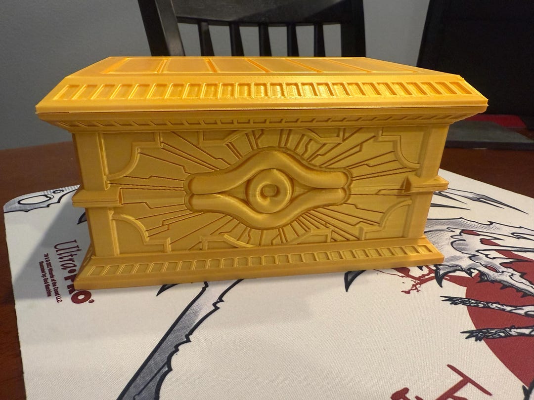 【激レア・新品未開封】MILLENNIUM DECK CASE Large Yugioh Millenium Sarchophagus Inspired TCG Deck Box | Color