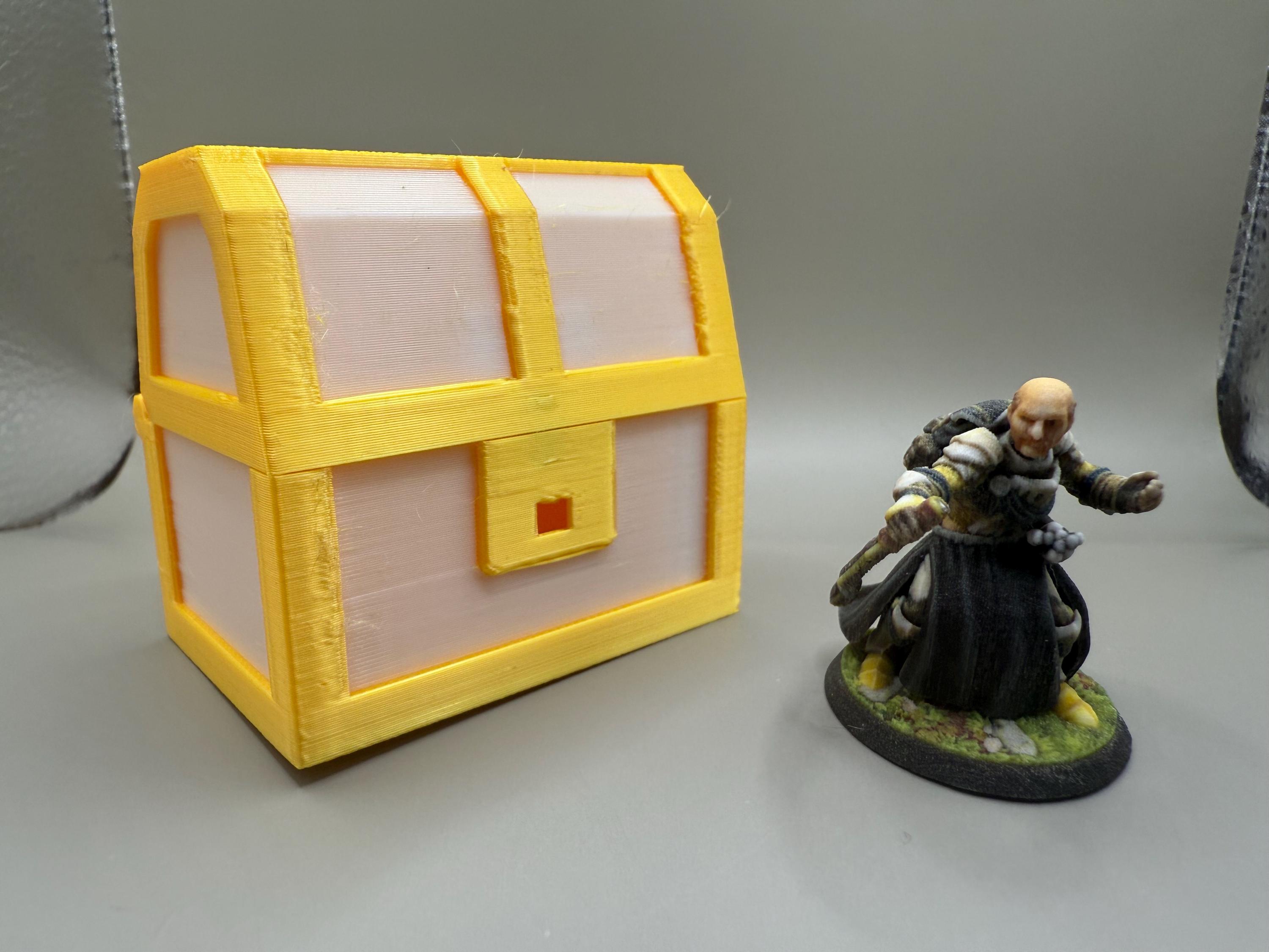 Dnd Mini Case Hero Forge / DND Mini Carrying Case / Storage Treasure Chest - 1 Inch ...