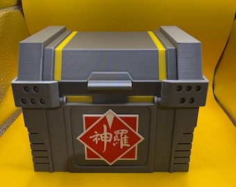 Final Fantasy 7R Shinra Treasure Chest Deck Box: Card & Dice