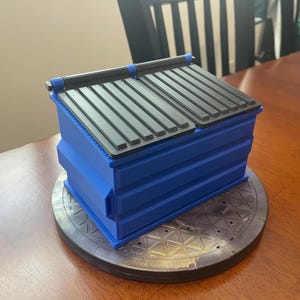 Caja de mazo de comandante de fuego de contenedor grande / contenedor de basura Mtg - Perfecto para Bello, Bardo de las Zarzas