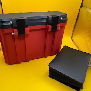 Robuste Flatpack Deckbox für die Kommandant EDH 130/100 mit doppelten Hüllen - 18 Farben!