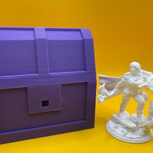 Hero Forge / DND Mini Carrying Case Treasure Chest - 1 inch base minis