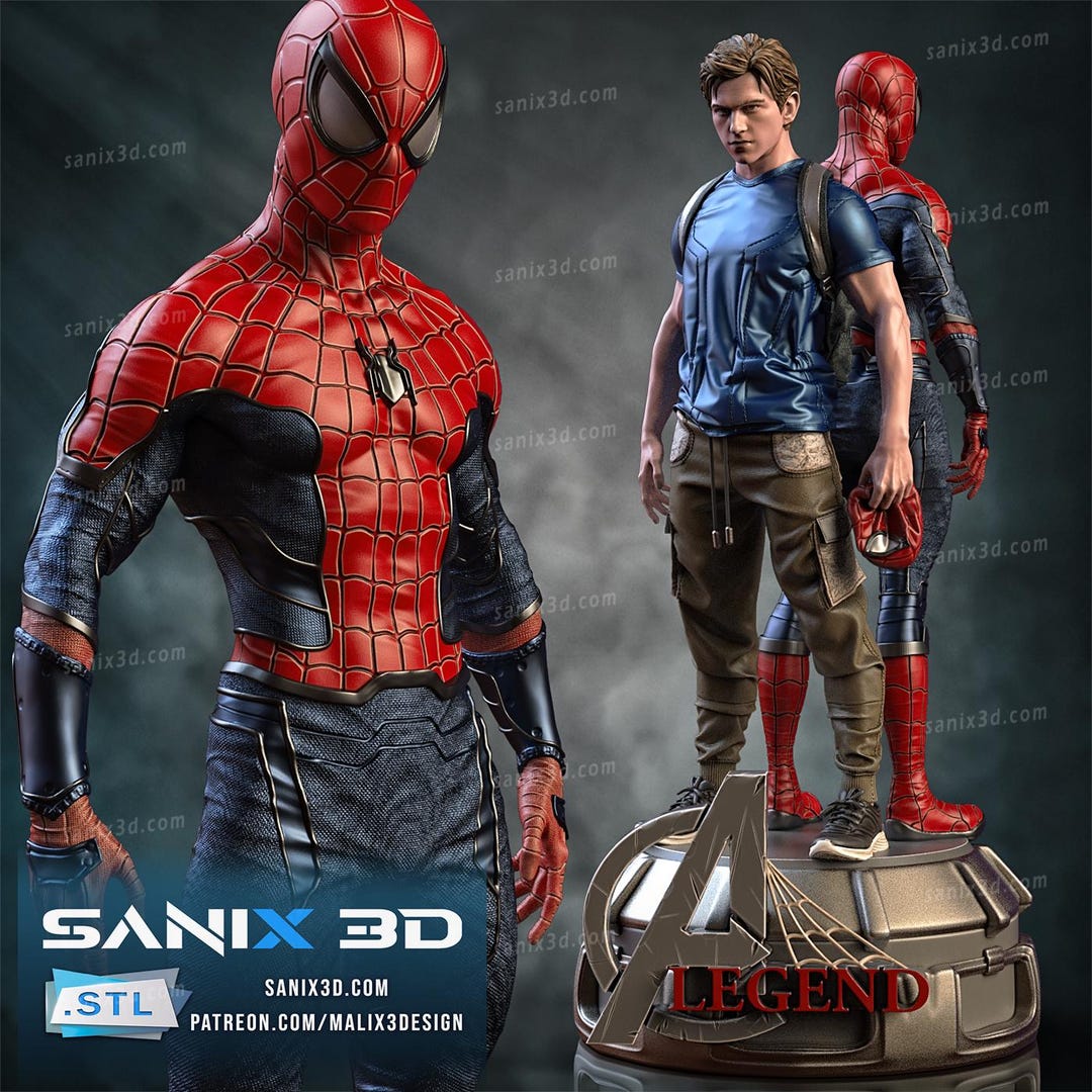 Kit Figurine Spiderman 1/9 - Résine à Monter Et Peindre - Ca3d Studio