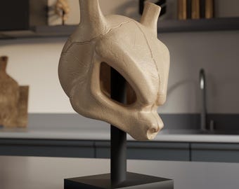 Mewtwo-Schädel, hochwertiger 3D-Druck - Mewtwo-Schädel, hochwertiger 3D-Druck