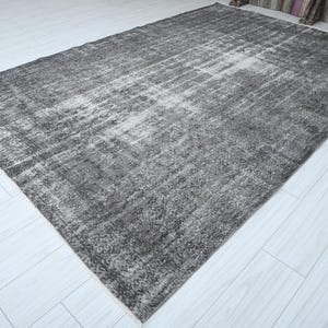 7x11 Turkish Rug,Oversize Vintage Rug,Oushak Rug 7x11,Natural Area Rug,Faded Rug,Turkish Large Rug,7x11 Area Rug,Muted Rug,Wool Rug 7x11,527