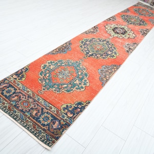 2x13 Runner,Oushak Runner Rug,Turkish Runner 2x13,Vintage Runner,Natural Gift Rug,Anatolian Runner Rug,2x13 Turkish Rug,Handmade Runner,65