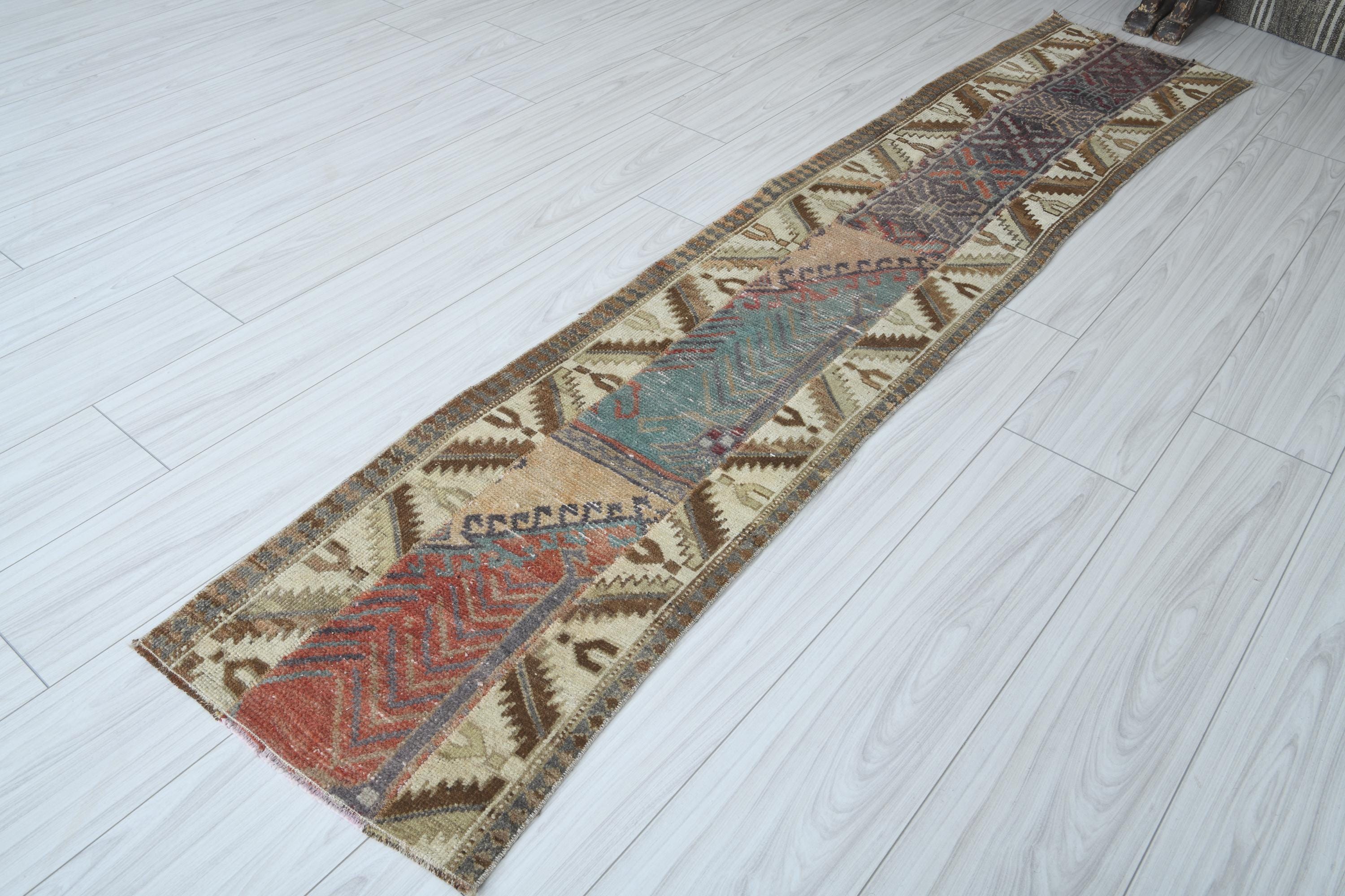 2x8 Runner,Turkish Runner 2x8,Vintage Runner Rug,2x8 Oushak Runner,Natural Gift Rug,Anatolian Runner Rug,2x8 Turkish Rug,Handmade Runner,173