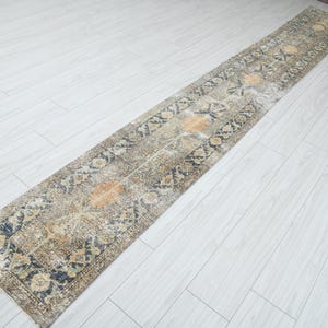 2x13 Runner,Oushak Runner Rug,Turkish Runner 2x13,Vintage Runner,Natural Gift Rug,Anatolian Runner Rug,2x13 Turkish Rug,Handmade Runner,358