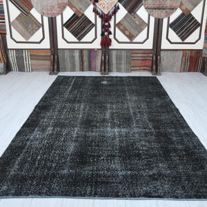 5x10 Turkish Rug,Oversize Vintage Rug,Oushak Rug 5x10,Natural Rug,Faded Rug,5x10 Area Rug,Muted Rug,Turkish Vintage Rug,Wool Rug 5x10,31
