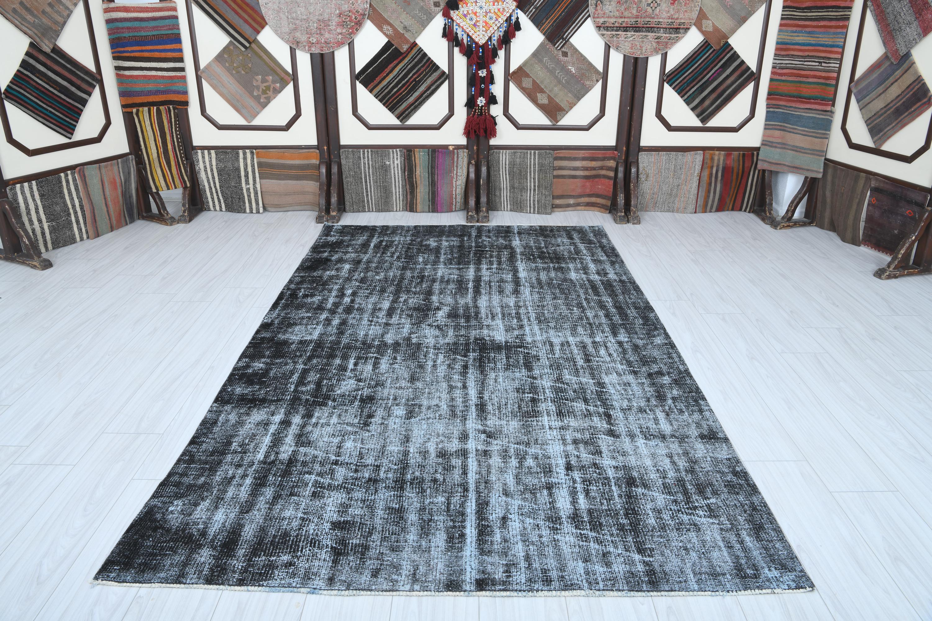 6x9 Turkish Rug,vintage Area Rug,oushak Rug 6x9,natural Gift Rug