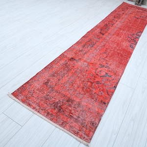 2x11 Runner,Oushak Runner Rug,Turkish Runner 2x11,Vintage Runner,Natural Gift Rug,Anatolian Runner Rug,2x11 Turkish Rug,Handmade Runner,551