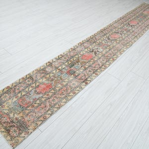 2x13 Runner,Oushak Runner Rug,Turkish Runner 2x13,Vintage Runner,Natural Gift Rug,Anatolian Runner Rug,2x13 Turkish Rug,Handmade Runner,369