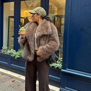 Vintage Fur Short Jacket - Etsy