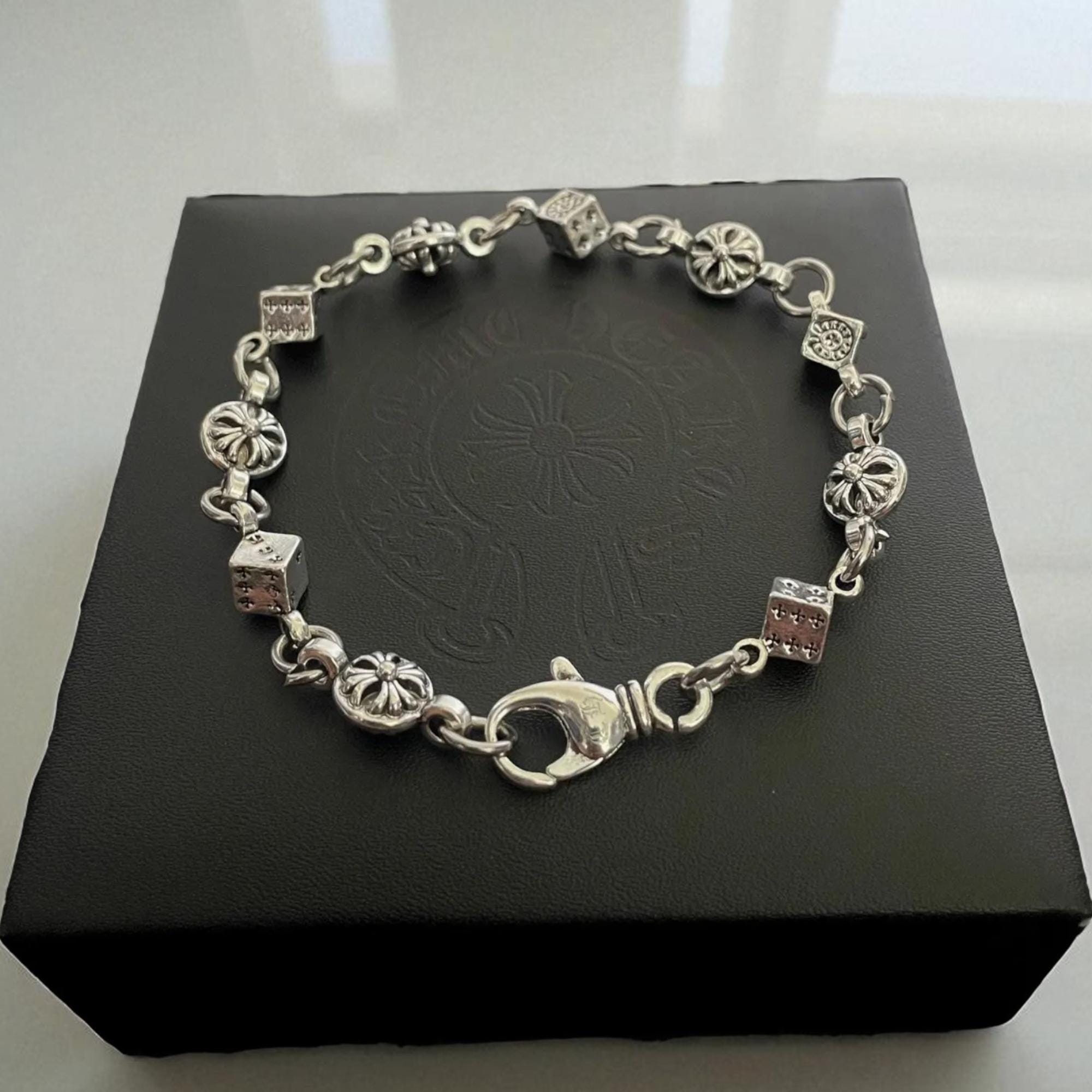 Men Chrome Hearts Dice Bracelet - Etsy