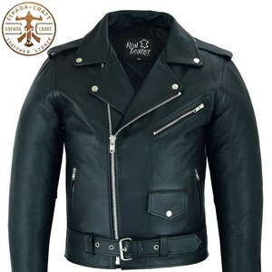 Marlon brando style leather jacket hotsell