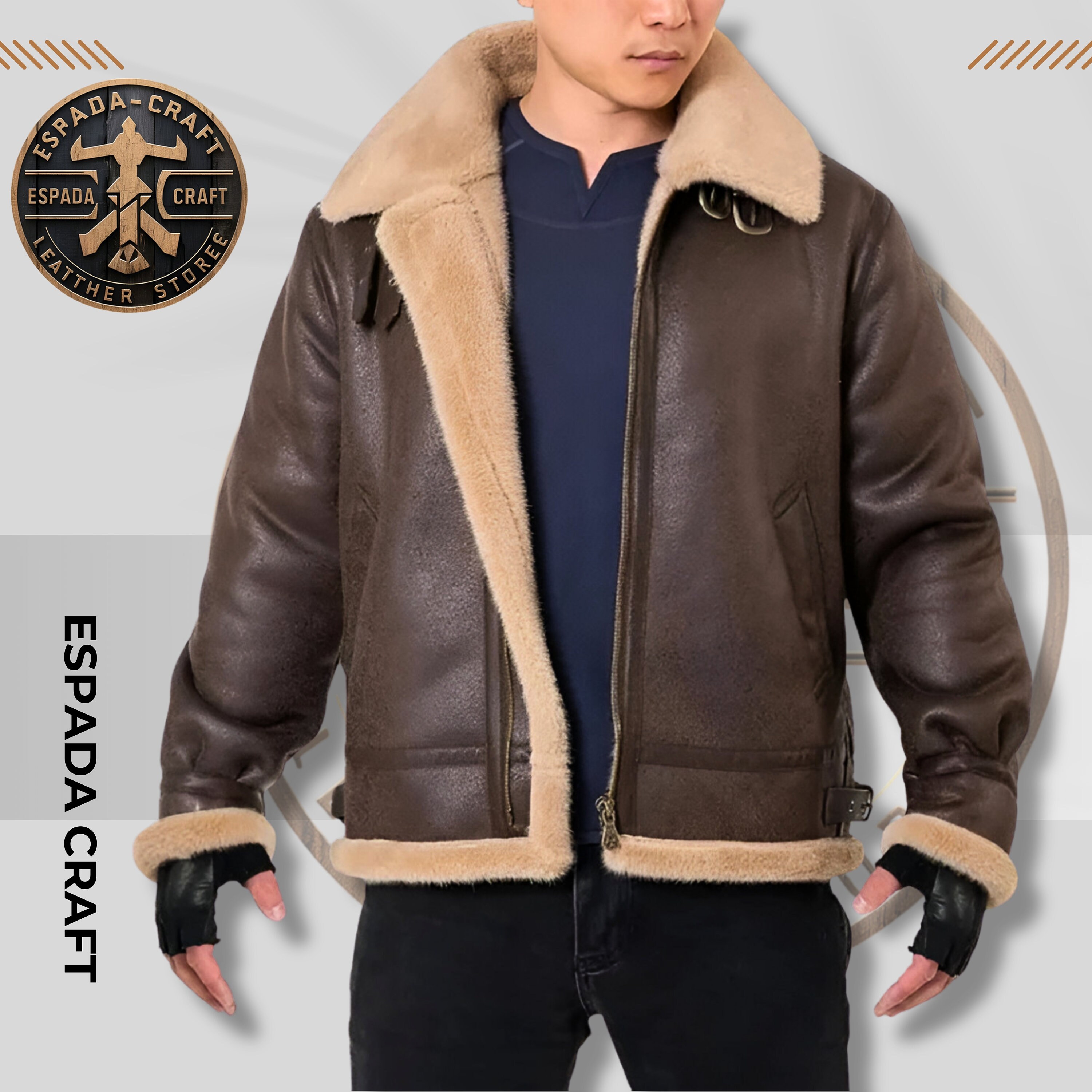 Aksah Fashion Giacca in pelle Resident RE 9 - Leon Kennedy Aksah Fashion Giacca in pelle Resident RE 9 - Leon Kennedy