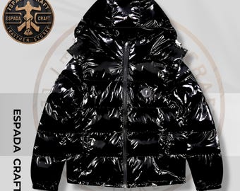 Trapstar Irongate Jacket Shiny Black | Men's Shiny Puffer Trapstar Irongate Jacket Shiny Black | Men's Shiny Puffer