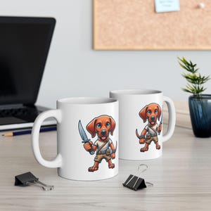 Taza de cerámica de 11 oz para regalo, taza de café, regalo para el día de la madre, regalo para el día del padre, taza divertida, regalo para amigos, regalo para abuelos, regalo para amantes de los perros, taza de dibujos animados