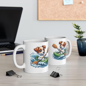 Taza de cerámica, regalo para amantes de los perros, regalo de dibujos animados, regalo de cumpleaños, taza de café para el día del padre, taza de café de 11 oz, regalo de Navidad, taza para niños