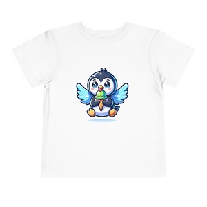 Camiseta de regalo para niños Camiseta de regalo para niños pequeños Camiseta de amante de los pájaros Camiseta de regalo para niños pequeños Camiseta de regalo de pájaro divertido Camiseta de pingüino de dibujos animados para niños pequeños