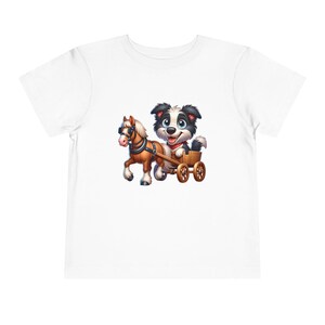 Toddler Gift T-Shirt Toddler Cartoon T-Shirt Funny Dog T-shirt Child T-Shirt Cartoon Toddler Horse Lover T-Shirt Youth Tee Cartoon  Child T
