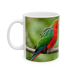 Taza de regalo Taza de cerámica sub Taza de regalo de dibujos animados de pájaro Nuevo regalo de G pa Nuevo regalo de G ma Nueva taza de bebé Taza de café Taza divertida de loro Taza de regalo de dibujos animados de loro