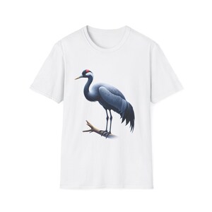 Unisex Ultra Cotton T Bird Design T Ladies Bird Tee Woman Bird T Gift T Bird Ladies Bird T Blue Crane T Ladies Gift TBlue Crane Unisex Tee