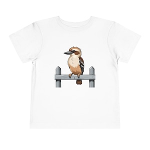 Camiseta de regalo para niños Camiseta de regalo para niños pequeños Camiseta de amante de los pájaros Camiseta de regalo para niños pequeños Camiseta divertida de regalo de pájaro Camiseta de dibujos animados Kookaburra para niños pequeños
