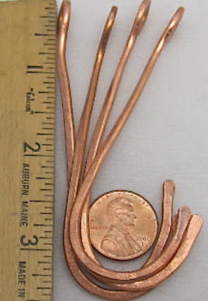 Copper Kitchen Hooks. Copper J Pot Hooks with Etsy