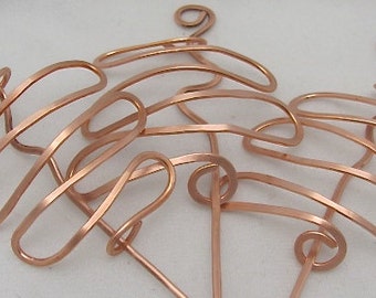 Copper Shawl Pin. Hair Closure.  Pure Copper Barrette.