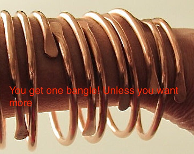 Men's Copper Cuff Hammered Copper Cuff Heavy Gauge Etsy