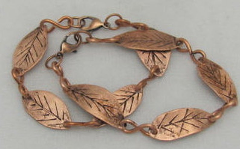 Pure Copper Bracelets Copper Wire Bracelets Custom Copper Bracelets. Copper Leaf Bracelet