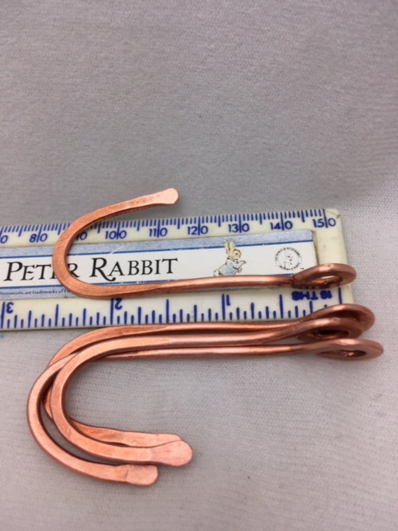 Copper Kitchen Hooks. Copper J Pot Hooks with Etsy